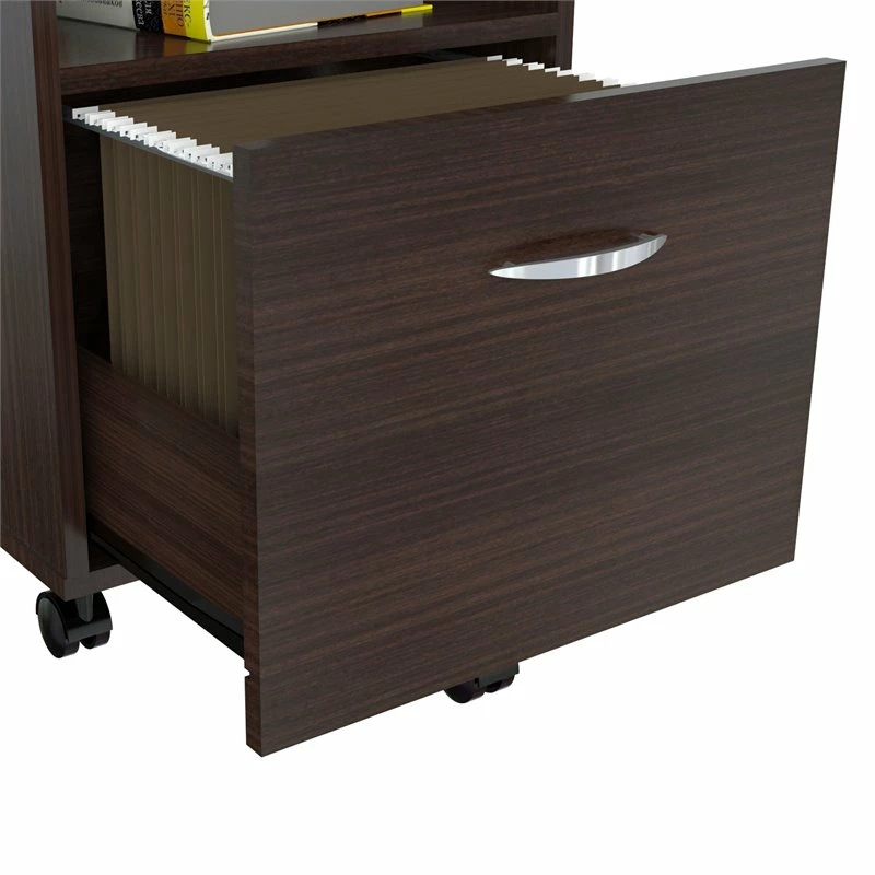 Hot Sale ✔️ Inval America Uffici Espresso Mobile File Cabinet 🛒 2 Hot Sale ✔️ Inval America Uffici Espresso Mobile File Cabinet 🛒 - Image 2