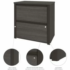 Buy ✔️ Bestar Prestige Plus 2 Drawer Lateral File Cabinet In Bark Gray And Slate ❤️ 12 Buy ✔️ Bestar Prestige Plus 2 Drawer Lateral File Cabinet In Bark Gray And Slate ❤️ -Mobile Sales Store 1962812 5 L