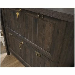 Flash Sale ✔️ Levan Home 2 Drawer Lateral File Cabinet In Coffee Oak 👏 -Mobile Sales Store 1965652 1965654 L