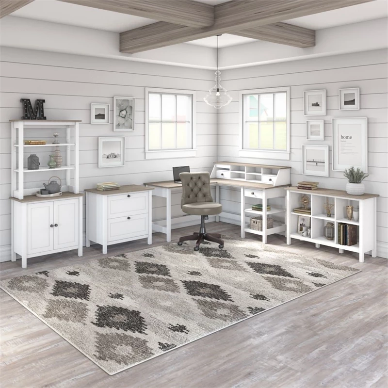 Best Sale π― Bush Mayfield 2 Drawer Lateral File Cabinet In Shiplap Gray / White - Engineered Wood π 8 Best Sale π― Bush Mayfield 2 Drawer Lateral File Cabinet In Shiplap Gray / White - Engineered Wood π - Image 8