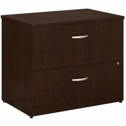Best reviews of ❤️ BBF Office In An Hour Lateral File Cabinet In Mocha Cherry - Engineered Wood 🎁