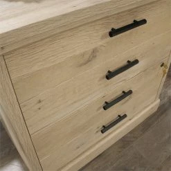 Best Pirce ⌛ Sauder Aspen Post 2 Drawer Wooden Lateral File Cabinet In Prime Oak 🌟 -Mobile Sales Store 2118668 13 L