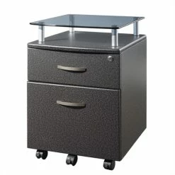 Best Pirce 😉 Techni Mobili Seguro 2 Drawer Wood Mobile Filing Cabinet In Graphite ❤️