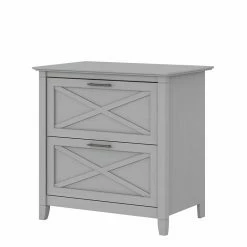 Coupon 🧨 Bush Key West 2 Drawer Lateral File Cabinet In Cape Cod Gray - Engineered Wood ⌛