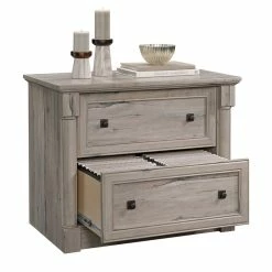 Cheap 👍 Pemberly Row Contemporary Wood 2-Drawer Lateral File Cabinet In Split Oak 😍 -Mobile Sales Store 2128818 2 L