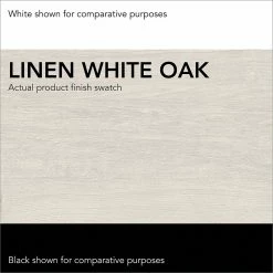 Discount 🔥 Bush Saratoga 2 Drawer Lateral File Cabinet In Linen White Oak - Engineered Wood ✔️ -Mobile Sales Store 2134030 13 L