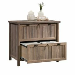Flash Sale 🧨 Sauder Costa Engineered Wood 2-Drawer Lateral File Cabinet In Washed Walnut 😉 -Mobile Sales Store 2148141 2 L