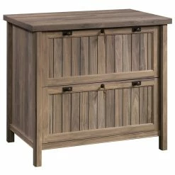 Flash Sale 🧨 Sauder Costa Engineered Wood 2-Drawer Lateral File Cabinet In Washed Walnut 😉