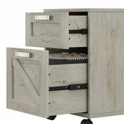 Best reviews of 🧨 Kathy Ireland Home By Bush Furniture Cottage Grove 2 Drawer Mobile File Cabinet In Cottage White - Engineered Wood 👍 -Mobile Sales Store 2154598 4 L