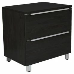 Wholesale 🛒 Unique Furniture K120 Wood Lateral File Cabinet With 2 Drawers In Espresso ⭐