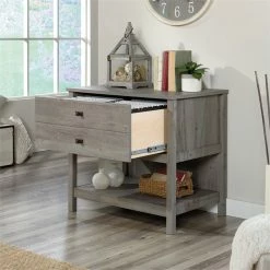 Coupon 😍 Sauder Cottage Road Engineered Wood Lateral Filing Cabinet In Mystic Oak 🌟 -Mobile Sales Store 2186768 3 L