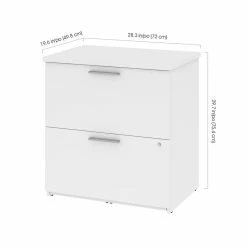 Wholesale 😍 Bestar Universel 29" Lateral File Cabinet In White 🌟 -Mobile Sales Store 2193959 2 L