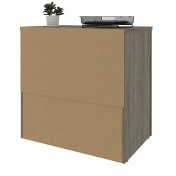 Hot Sale 😀 Bestar Embassy 31" Lateral File Cabinet In Walnut Gray 🔥 -Mobile Sales Store 2193966 2 L