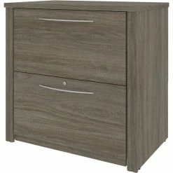 Hot Sale 😀 Bestar Embassy 31" Lateral File Cabinet In Walnut Gray 🔥