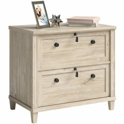 Best reviews of ✨ Sauder Hammond 2 Drawer Wooden Lateral File Cabinet In Chalk Oak ⭐ -Mobile Sales Store 2202228 2 L