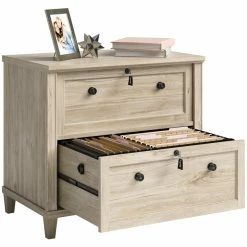 Best reviews of ✨ Sauder Hammond 2 Drawer Wooden Lateral File Cabinet In Chalk Oak ⭐ -Mobile Sales Store 2202228 3 L