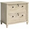 Best reviews of ✨ Sauder Hammond 2 Drawer Wooden Lateral File Cabinet In Chalk Oak ⭐