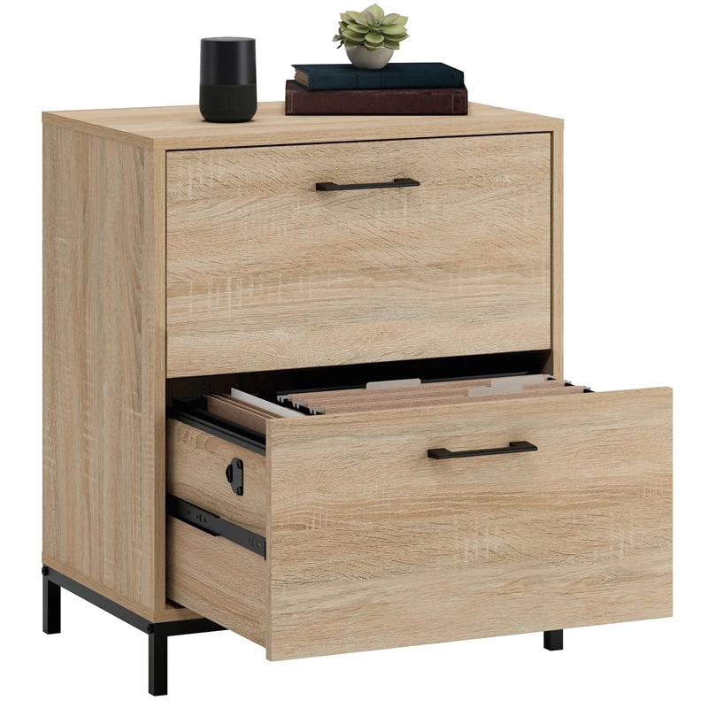 Budget π Sauder Saude North Avenue Lateral File Cabinet In Engineered Wood-Charter Oak Finish π 2 Budget π Sauder Saude North Avenue Lateral File Cabinet In Engineered Wood-Charter Oak Finish π - Image 2