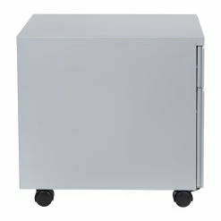 Discount ⌛ Office Star Silver 22" Deep Metal Mobile Box/File Pedestal 😀 -Mobile Sales Store 2229778 2 L
