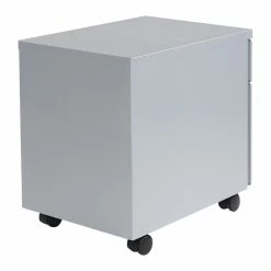 Discount ⌛ Office Star Silver 22" Deep Metal Mobile Box/File Pedestal 😀 -Mobile Sales Store 2229778 4 L