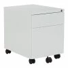 Promo 👍 Office Star White 22" Deep Metal Mobile Box/File Pedestal 💯