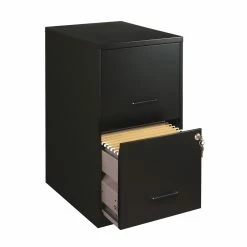 Discount 👍 Home Square Value Pack (Set Of 5) 2 Drawer Letter File Cabinet In Black 👍 -Mobile Sales Store 2245017 2 L