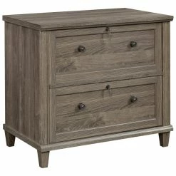Cheap 👍 Pemberly Row Contemporary Wood Lateral File Cabinet In Oak 🎉