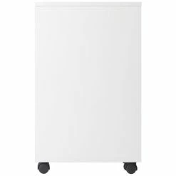 Budget 🌟 Winsome Halifax 2 Section Wooden Mobile Storage File Cabinet In White 😀 -Mobile Sales Store 2258859 13 L
