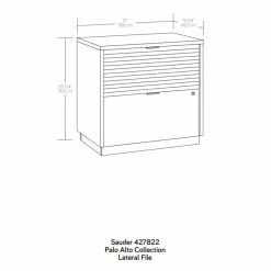 Flash Sale ⌛ Sauder Palo Alto Engineered Wood 2-Drawer Lateral File Cabinet - Spiced Mahogany ✔️ -Mobile Sales Store 2266929 1 L