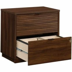 Flash Sale ⌛ Sauder Palo Alto Engineered Wood 2-Drawer Lateral File Cabinet - Spiced Mahogany ✔️ -Mobile Sales Store 2266929 2 L