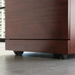 Wholesale 👍 Sauder Affirm Engineered Wood 3-Drawers Mobile File Cabinet (Assembled) Cherry 👏 -Mobile Sales Store 2275127 7 L