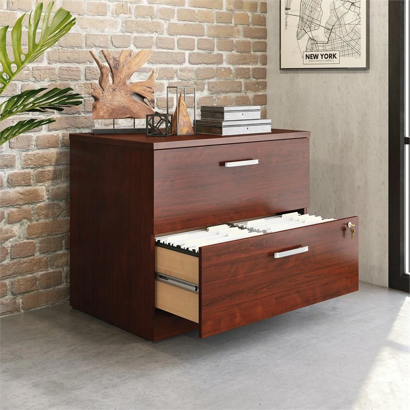Hot Sale β Sauder Affirm Lateral File Cabinet (Assembled) In Classic Cherry π 3 Hot Sale β Sauder Affirm Lateral File Cabinet (Assembled) In Classic Cherry π - Image 3