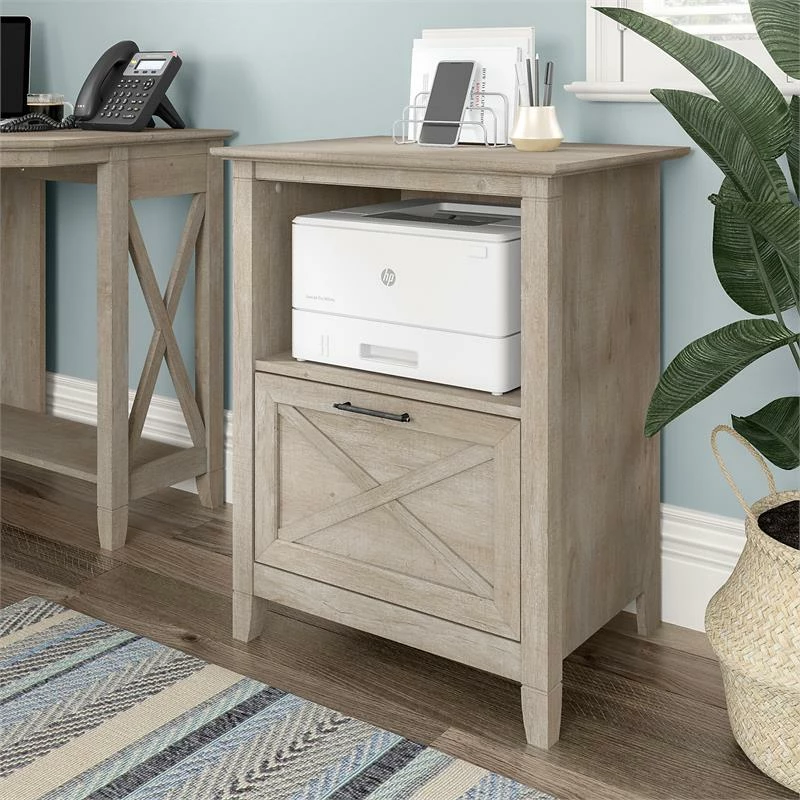 Best deal 𧨠Bush Key West Lateral File Cabinet With Shelf In Washed Gray - Engineered Wood π 2 Best deal 𧨠Bush Key West Lateral File Cabinet With Shelf In Washed Gray - Engineered Wood π - Image 2