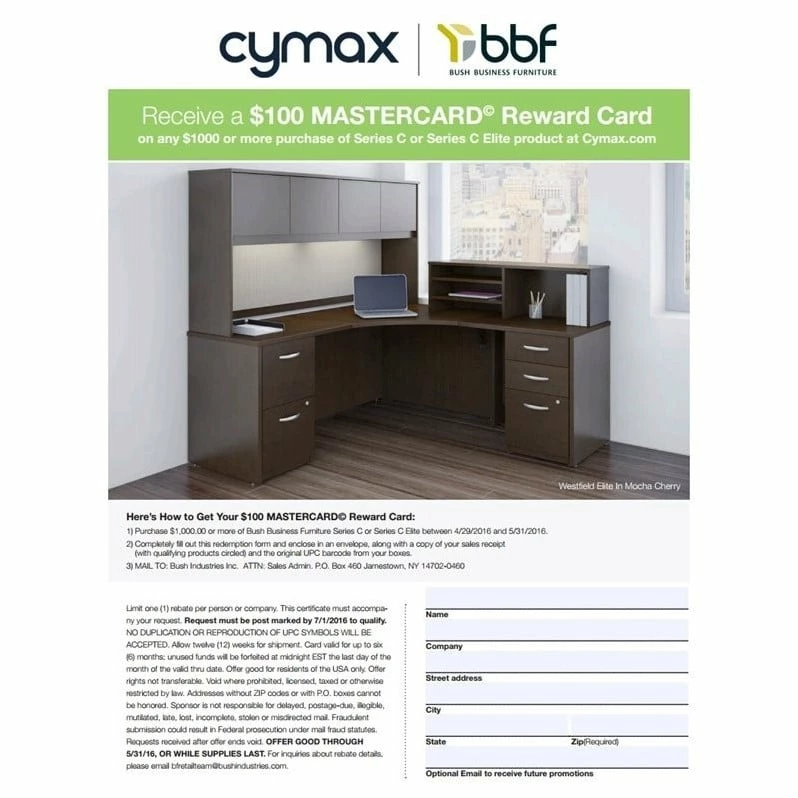 Outlet π BBF Series C 3 Drawer Mobile File Cabinet In Hansen Cherry - Engineered Wood π 9 Outlet π BBF Series C 3 Drawer Mobile File Cabinet In Hansen Cherry - Engineered Wood π - Image 9