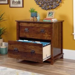 Cheapest ✨ Sauder Viabella Engineered Wood Lateral File Cabinet In Curado Cherry Finish 🎉 -Mobile Sales Store 2367180 5 L