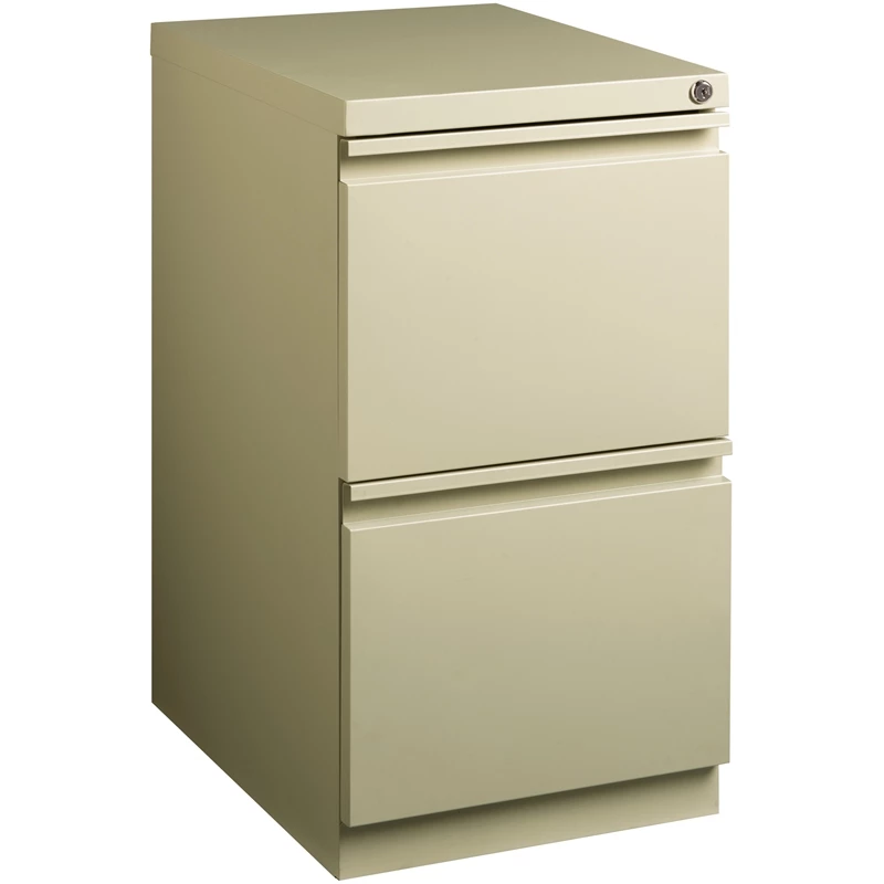 Top 10 👍 Home Square 2 Piece Deep Metal Mobile Pedestal 2-Drawer File/File Set In Beige 👏 4 Top 10 👍 Home Square 2 Piece Deep Metal Mobile Pedestal 2-Drawer File/File Set In Beige 👏 - Image 4