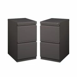 Deals β Home Square Mobile Pedestal 2-Drawer Filing Cabinet Set In Espresso π
