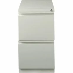 Outlet ⌛ Home Square Mobile Pedestal 2-Drawer Filing Cabinet Set In Light Gray (Set Of 2) 🛒 -Mobile Sales Store 2375746 3 L