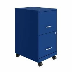 Deals ⌛ Home Square 2 Drawer Metal Mobile Vertical Filing Cabinet Set In Blue (Set Of 2) ✨ 11 Deals ⌛ Home Square 2 Drawer Metal Mobile Vertical Filing Cabinet Set In Blue (Set Of 2) ✨ -Mobile Sales Store 2381347 5 L