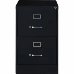 Flash Sale ✔️ Home Square 2 Drawer Deep Metal Filing Cabinet Set In Black (Set Of 2) ❤️ -Mobile Sales Store 2384742 2 L