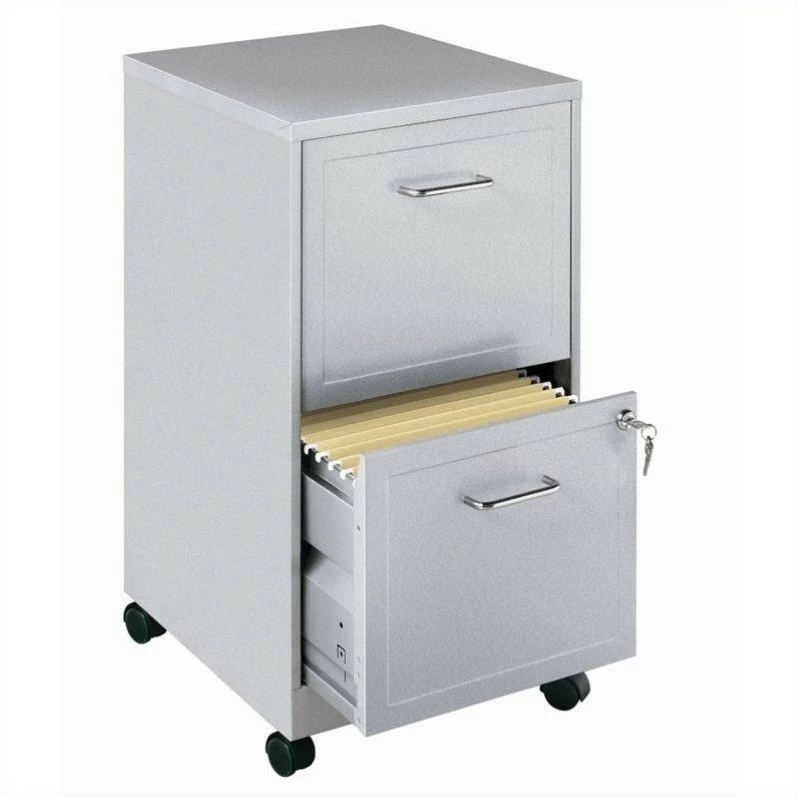 Best deal π€© Home Square 2 Drawer Mobile Filing Cabinet Set In Arctic Silver (Set Of 2) 𧨠2 Best deal π€© Home Square 2 Drawer Mobile Filing Cabinet Set In Arctic Silver (Set Of 2) 𧨠- Image 2