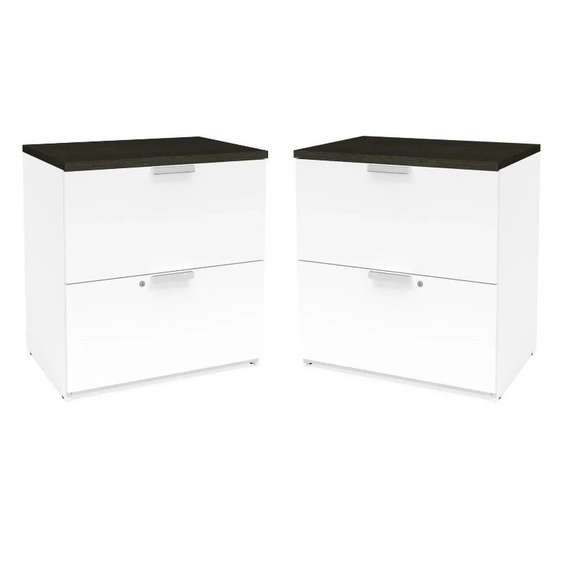 Discount π₯° Home Square 2 Piece Lateral Wooden Filing Cabinet Set In White And Deep Gray 𧨠1 Discount π₯° Home Square 2 Piece Lateral Wooden Filing Cabinet Set In White And Deep Gray π§¨