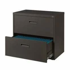 Wholesale 👏 Hirsh Industries LLC Hirsh 30"W Metal 2 Drawer Lateral Cabinet Set Charcoal With Front/Back Rails ❤️ -Mobile Sales Store 2389011 7 L