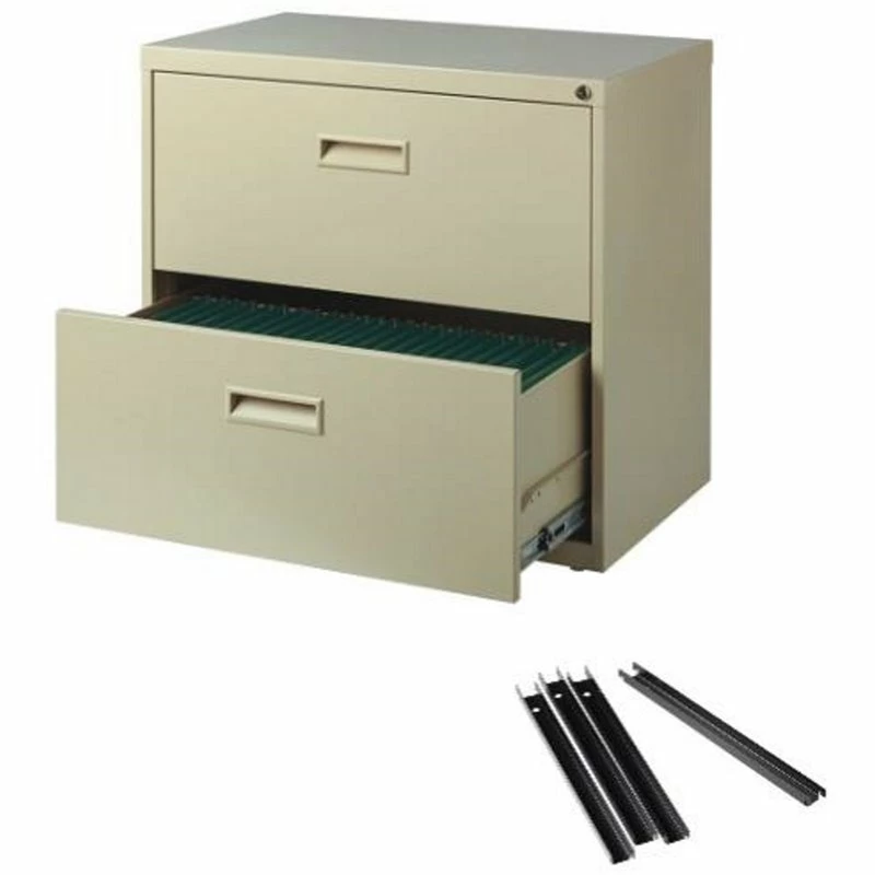 Outlet π₯° Hirsh Industries LLC Hirsh 30"W Metal 2 Drawer Lateral File Cabinet Set Beige With Front/Back Rails β¨ 1 Outlet π₯° Hirsh Industries LLC Hirsh 30"W Metal 2 Drawer Lateral File Cabinet Set Beige With Front/Back Rails β¨