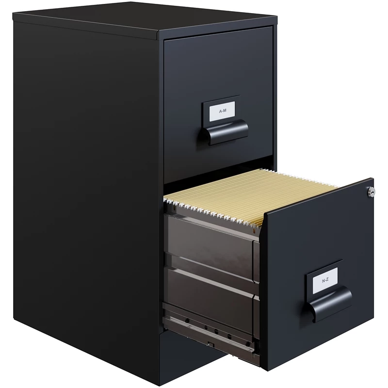 Best Pirce π₯ Home Square 2 Drawer Metal Vertical Wood Filing Cabinet Set In Black (Set Of 2) 𧨠5 Best Pirce π₯ Home Square 2 Drawer Metal Vertical Wood Filing Cabinet Set In Black (Set Of 2) 𧨠- Image 5