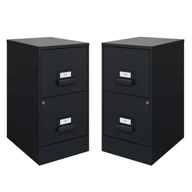 Best Pirce π₯ Home Square 2 Drawer Metal Vertical Wood Filing Cabinet Set In Black (Set Of 2) 𧨠1 Best Pirce π₯ Home Square 2 Drawer Metal Vertical Wood Filing Cabinet Set In Black (Set Of 2) π§¨