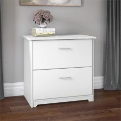 Flash Sale 🌟 Home Square 2 Drawer Lateral Wood Filing Cabinet Set In White (Set Of 2) 🔥 -Mobile Sales Store 2389353 7 L