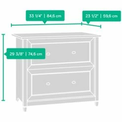 Top 10 🛒 Home Square 2 Piece Engineered Wood Filing Cabinet Set In Chalked Chestnut 🥰 -Mobile Sales Store 2391057 2 L
