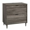 Coupon 🔥 Sauder Clifford Place Engineered Wood Lateral File Cabinet In Jet Acacia Finish ❤️