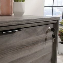 Coupon 🔥 Sauder Clifford Place Engineered Wood Lateral File Cabinet In Jet Acacia Finish ❤️ -Mobile Sales Store 2391077 16 L